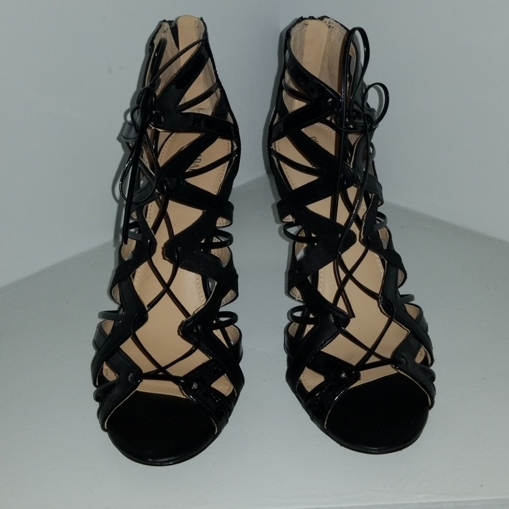 Prabal Gurung for Target black lace-up shoes